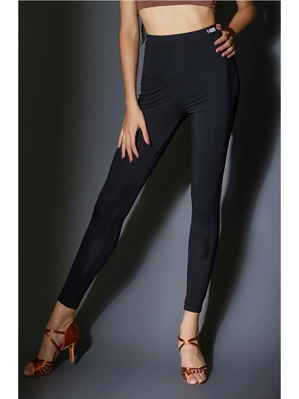 Women's Latin Dance Pants Modal Slim Fit Stretch Practice Trousers